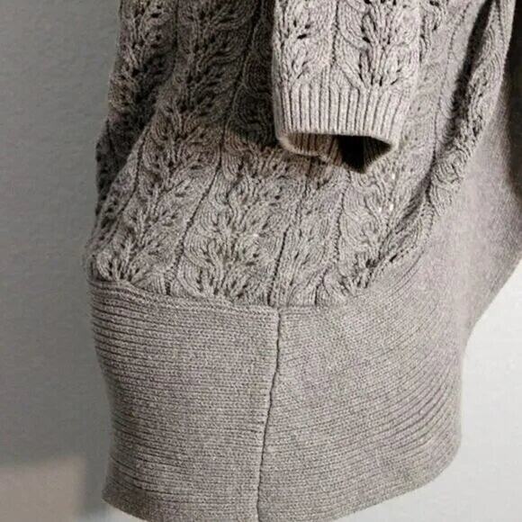 SONOMA KIMONO TEXTURED KNIT OPEN CARDIGAN SWEATER SIZE S - Picture 8 of 10